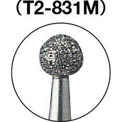 【メール便対応】トラスコ中山（TRUSCO）　ダイヤモンドバー Φ2.5×軸2.35 #140　【品番：T2-831M】