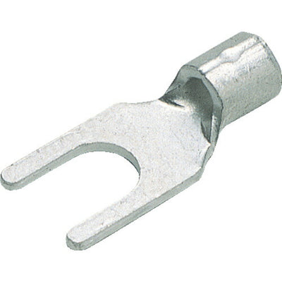 【メール便対応】トラスコ中山（TRUSCO）　裸圧着端子先開形φ4.3長さ16.0 （45個入）　【品番：T-2Y-4】