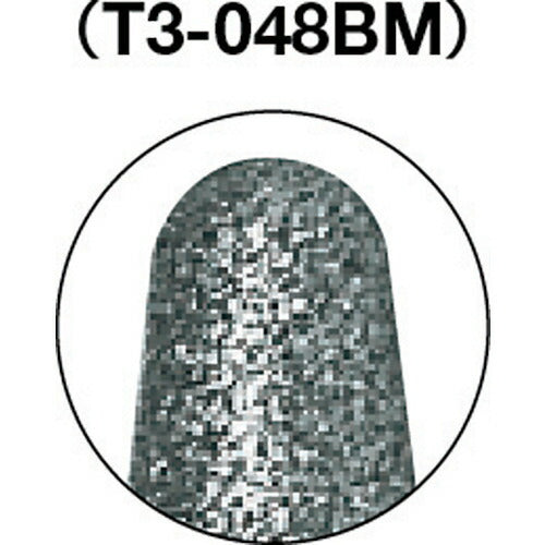 【メール便対応】トラスコ中山（TRUSCO）　CBNバー Φ6×刃長11.2×軸3 