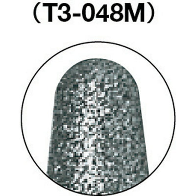 【メール便対応】トラスコ中山（TRUSCO）　ダイヤモンドバー Φ6×刃長11.2×軸3 #140　【品番：T3-048M】