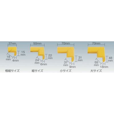 トラスコ中山（TRUSCO）　安心クッション コーナー用 細 30個入り ライトグレー　【品番：T30AC-69】