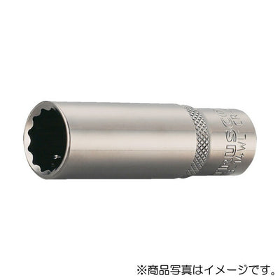 【メール便対応】トラスコ中山（TRUSCO）　ディープソケット 12角タイプ 差込角9.5 対辺10mm　【品番：T3-10WL】