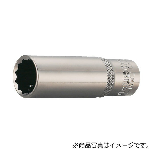 トラスコ中山（TRUSCO）　ディープソケット 12角タイプ 差込角9.5 対辺19mm　【品番：T3-19WL】