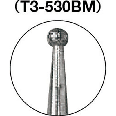 【メール便対応】トラスコ中山（TRUSCO）　CBNバー Φ1.8×軸3 #140　【品番：T3-530BM】