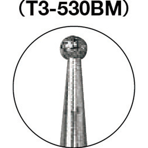 【メール便対応】トラスコ中山（TRUSCO）　CBNバー Φ1.8×軸3 