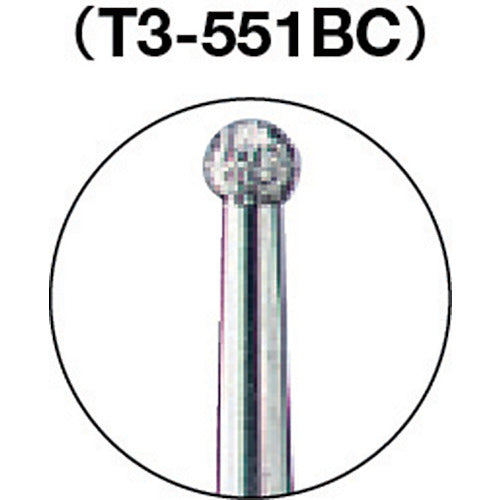 【メール便対応】トラスコ中山（TRUSCO）　CBNバー Φ2×軸3 