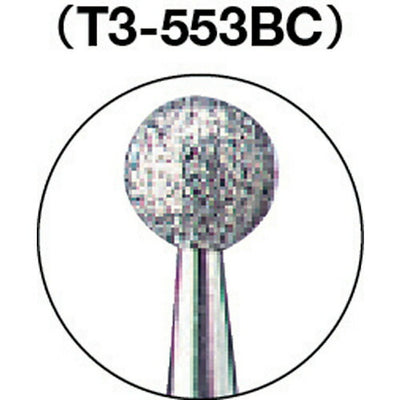 【メール便対応】トラスコ中山（TRUSCO）　CBNバー Φ4×軸3 #100　【品番：T3-553BC】