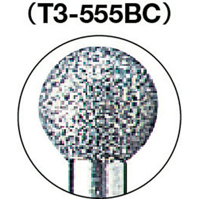 【メール便対応】トラスコ中山（TRUSCO）　CBNバー Φ6×軸3 #100　【品番：T3-555BC】