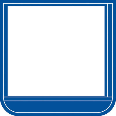 【メール便対応】トラスコ中山（TRUSCO）　ポケット胸章青・軟質ビニール・60×60mm　【品番：T368-16】