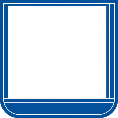 【メール便対応】トラスコ中山（TRUSCO）　ポケット胸章青・軟質ビニール・60×60mm　【品番：T368-16】