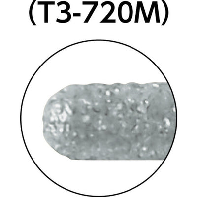 【メール便対応】トラスコ中山（TRUSCO）　ダイヤモンドインターナルバー円筒先丸 Φ2.0×刃長12×軸3mm　【品番：T3-720M】