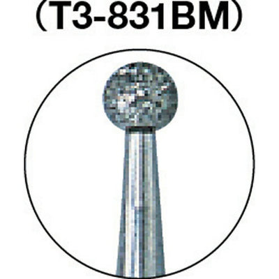 【メール便対応】トラスコ中山（TRUSCO）　CBNバー Φ2.5×軸3 #140　【品番：T3-831BM】