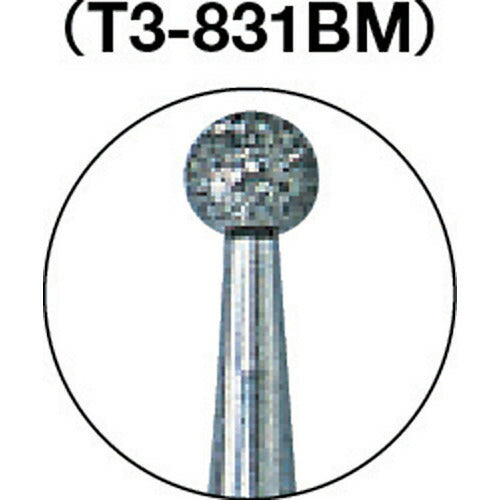 【メール便対応】トラスコ中山（TRUSCO）　CBNバー Φ2.5×軸3 
