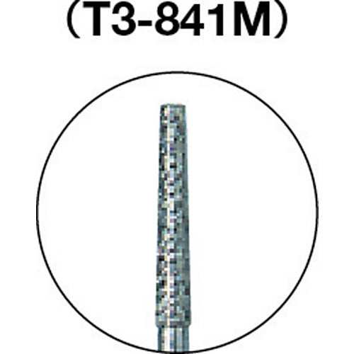 【メール便対応】トラスコ中山（TRUSCO）　ダイヤモンドバー Φ0.8×刃長7×軸3 