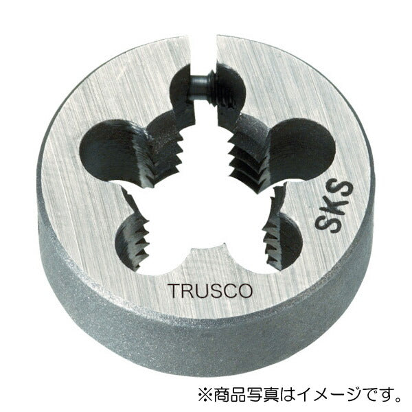 【メール便対応】トラスコ中山（TRUSCO）　丸ダイス SKS ユニファイ細目 38径 5/8UNF18　【品番：T38D-5/8UNF18】