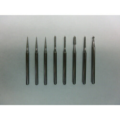 【メール便対応】トラスコ中山（TRUSCO）　ダイヤモンドバー 3mm軸 8本組セット　【品番：T3-S8】