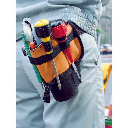 トラスコ中山（TRUSCO）　3WAYツールケース KIRITS Mサイズ オレンジ×ネイビー　【品番：T3TC-M-OR】