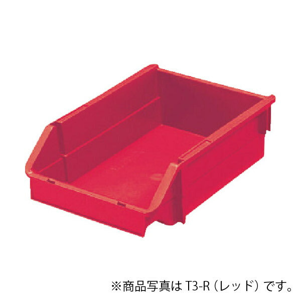 トラスコ中山（TRUSCO）　T型コンテナ ネスティングタイプ  黄緑　【品番：T3-YG】