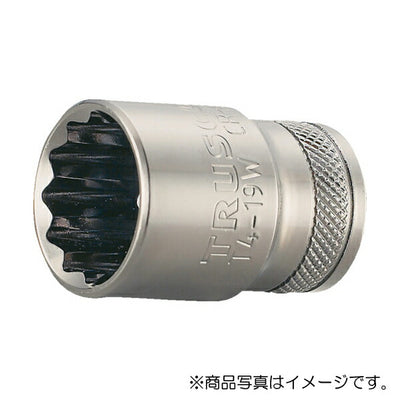 トラスコ中山（TRUSCO）　ソケット 12角タイプ 差込角12.7 対辺16mm　【品番：T4-16W】