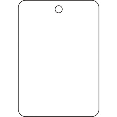 【メール便対応】トラスコ中山（TRUSCO）　白無地板 長角型 5枚組 65×45×2.5厚　【品番：T459-30】