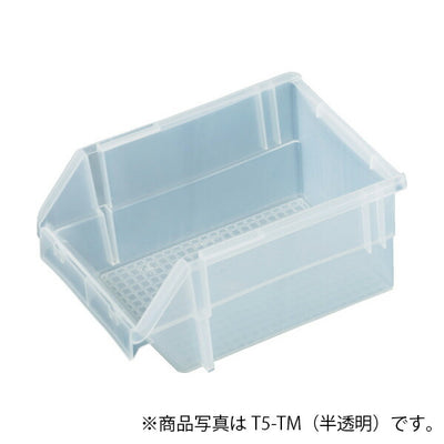 トラスコ中山（TRUSCO）　T型コンテナ ネスティングタイプ  青　【品番：T5-B】