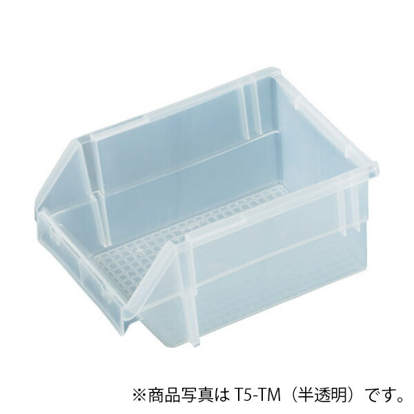 トラスコ中山（TRUSCO）　T型コンテナ ネスティングタイプ  赤　【品番：T5-R】