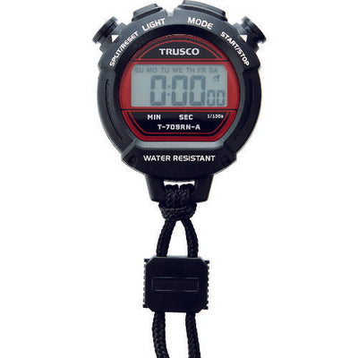 トラスコ中山（TRUSCO）　防滴型ストップウォッチ　【品番：T-709RN-A】◯