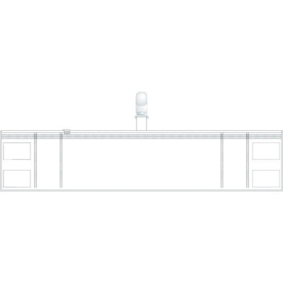 トラスコ中山（TRUSCO）　ファスナー付腕章（クリップタイプ）白　【品番：T848-55】