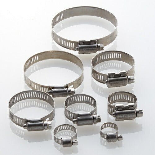 トラスコ中山（TRUSCO）　ホースバンド オールSUS 普及 10個入 14.2×Φ38mm　【品番：TA14-38】