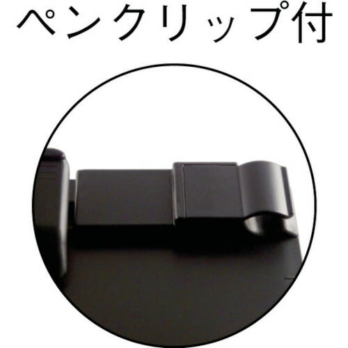 トラスコ中山（TRUSCO）　ペンホルダー付クリップボード A4横 黒　【品番：TCB-A4S-BK】