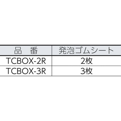 トラスコ中山（TRUSCO）　キャビネットツールボックス 533×241×273　【品番：TCBOX-3R】