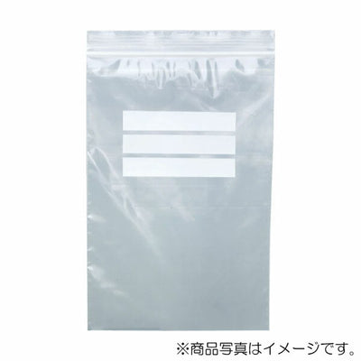 トラスコ中山（TRUSCO）　チャック付ポリ袋（白枠付き） 0.08mm厚 100×70mm　【品番：TCBW-C-8A-TM】