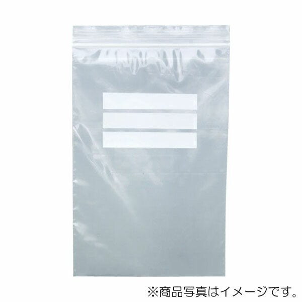 トラスコ中山（TRUSCO）　チャック付ポリ袋（白枠付き） 0.08mm厚 100×70mm　【品番：TCBW-C-8A-TM】