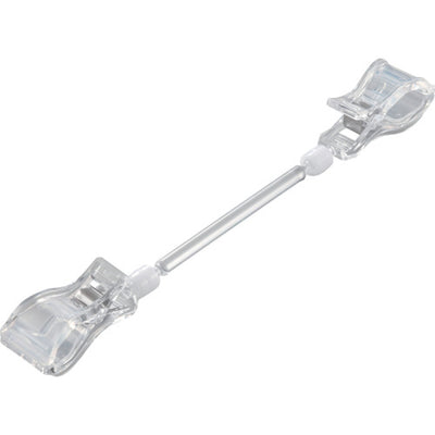 トラスコ中山（TRUSCO）　ホルダー式クリップ 中型クリップ+ストレート100+中型クリップ　【品番：TC-C5C5-100】