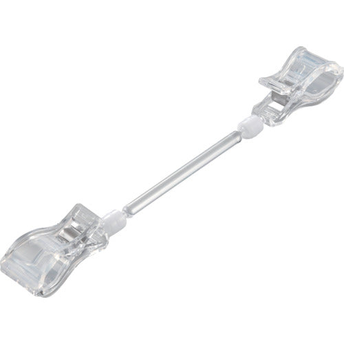 トラスコ中山（TRUSCO）　ホルダー式クリップ 中型クリップ+ストレート100+中型クリップ　【品番：TC-C5C5-100】