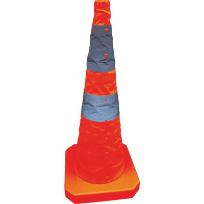 トラスコ中山（TRUSCO）　パタパタコーン 700mm 赤　【品番：TCCP-700-R】