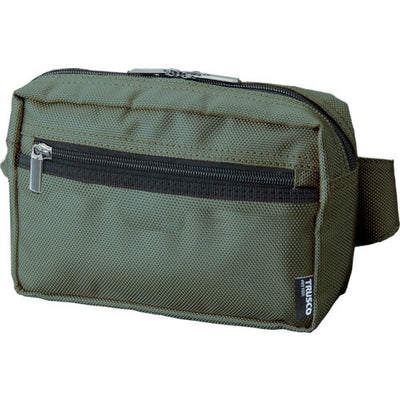 トラスコ中山（TRUSCO）　コンパクトウエストポーチ グリーン　【品番：TC-CWP-GN】