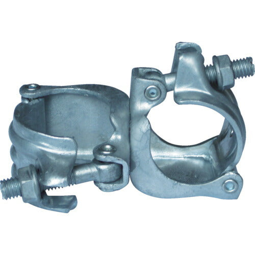 トラスコ中山（TRUSCO）　ドブメッキ 単管同径クランプ 直交 Φ48.6×Φ48.6　【品番：TCDK-DM】