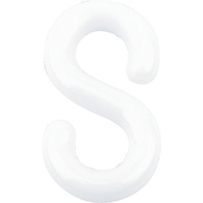 【メール便対応】トラスコ中山（TRUSCO）　プラフックS型 ホワイト 6MM （2個入）　【品番：TCF6W】