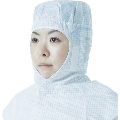 トラスコ中山（TRUSCO）　制電子グリッド仕様フード ホワイト フリーサイズ　【品番：TCGF-W】