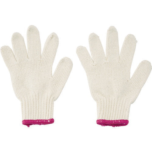 トラスコ中山（TRUSCO）　女性用純綿軍手 10双組　【品番：TCGL7】