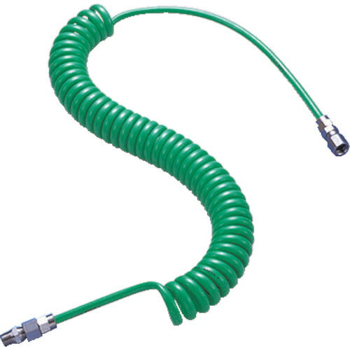 トラスコ中山（TRUSCO）　スパッタウレタンコイルホース 5×8mm 使用範囲4m　【品番：TCH-805】