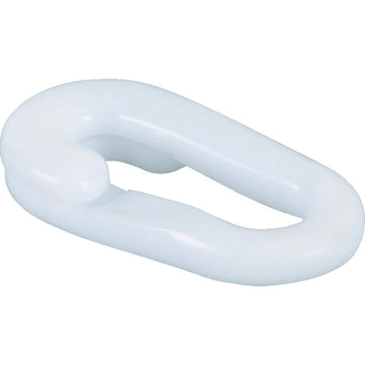 【メール便対応】トラスコ中山（TRUSCO）　プラチェーンジョイント 白 8MM （2個入）　【品番：TCJ8W】