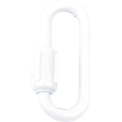 【メール便対応】トラスコ中山（TRUSCO）　プラカラビナ ホワイト 6MM （2個入）　【品番：TCK6W】