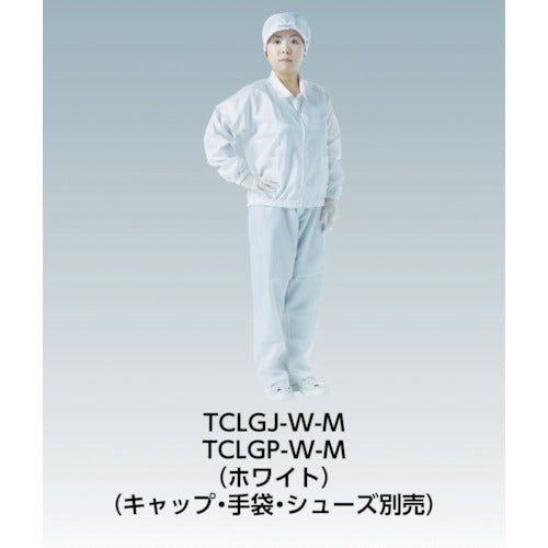 トラスコ中山（TRUSCO）　制電糸グリッド仕様ジャケット（衿付） ブルー 3L　【品番：TCLGJ-B-3L】