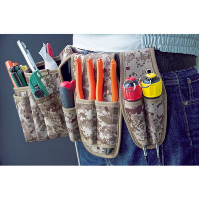 トラスコ中山（TRUSCO）　デジタルデザート迷彩 腰袋 2段ペンチ・ドライバー差し付き　【品番：TCM-W24】