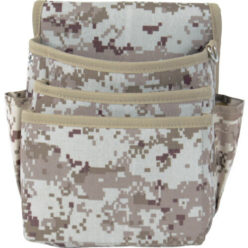 トラスコ中山（TRUSCO）　デジタルデザート迷彩 腰袋 3段　【品番：TCM-W31】