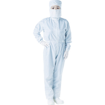 トラスコ中山（TRUSCO）　制電糸グリッド仕様フード無つなぎ服 ホワイト 3L　【品番：TCOG-W-3L】