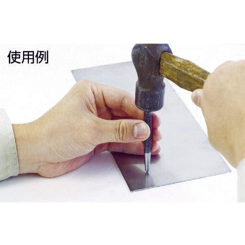 【メール便対応】トラスコ中山（TRUSCO）　超硬チップ付センターポンチ 全長S型77mm 直径Φ8　【品番：TCP-S】