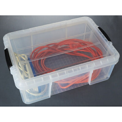 トラスコ中山（TRUSCO）　クリアライトボックス 24L 透明　【品番：TCR-01】